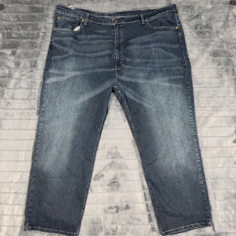 Levis 559 Relaxed Straight Jeans Mens 46x29 Dark Wash Blue Denim 01559-0067